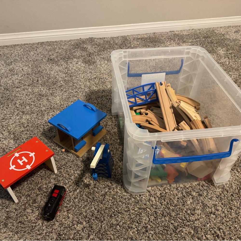 Wooden Train Set